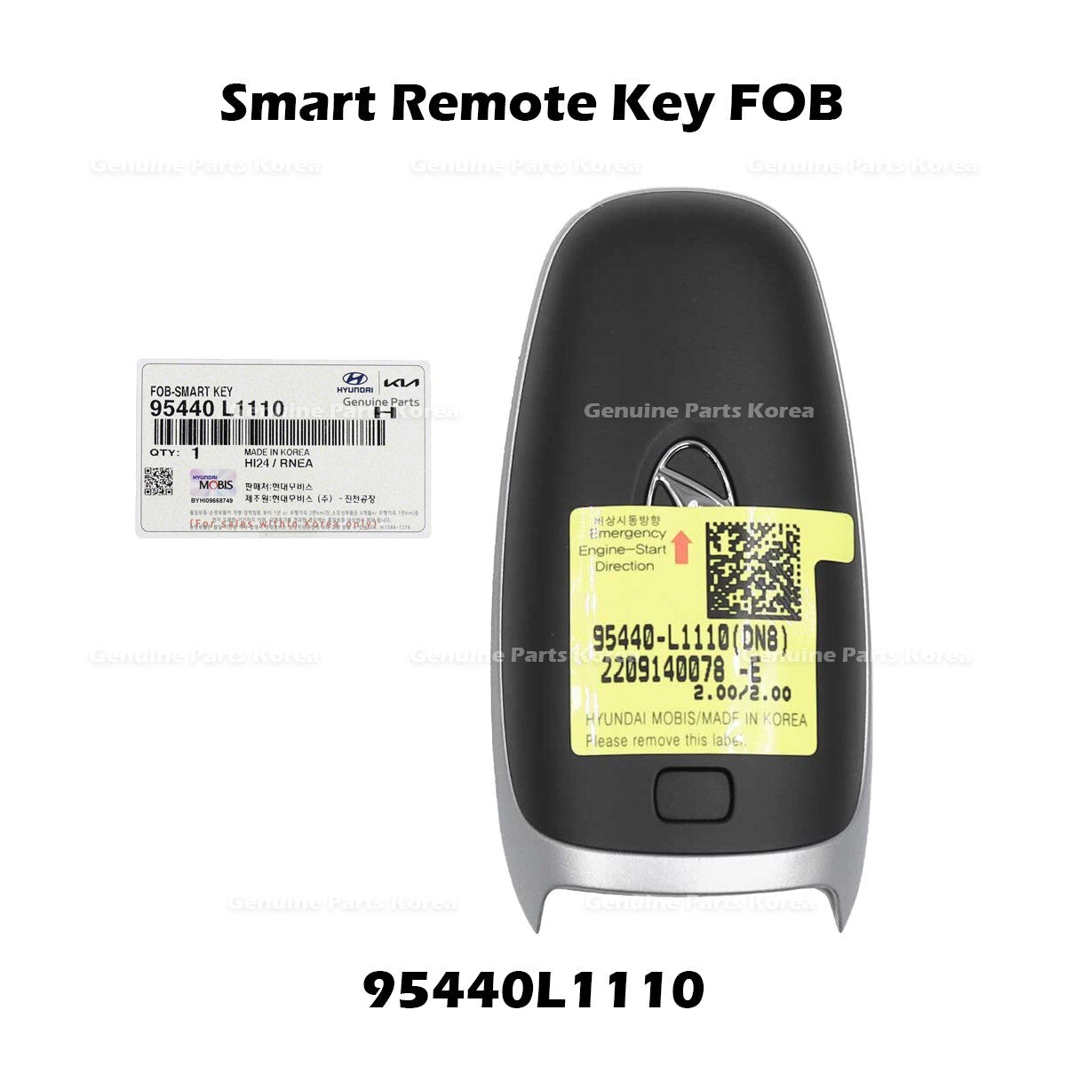 Genuine Smart Remote Key FOB 95440L1110 for Hyundai Sonata