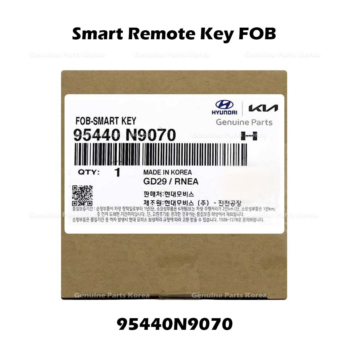 Genuine Smart Remote Key FOB 95440N9070 for Hyundai Tucson
