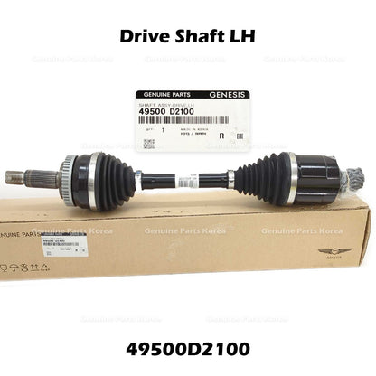 Genuine Drive Shaft LH 49500D2100 for Hyundai Genesis Kia K900