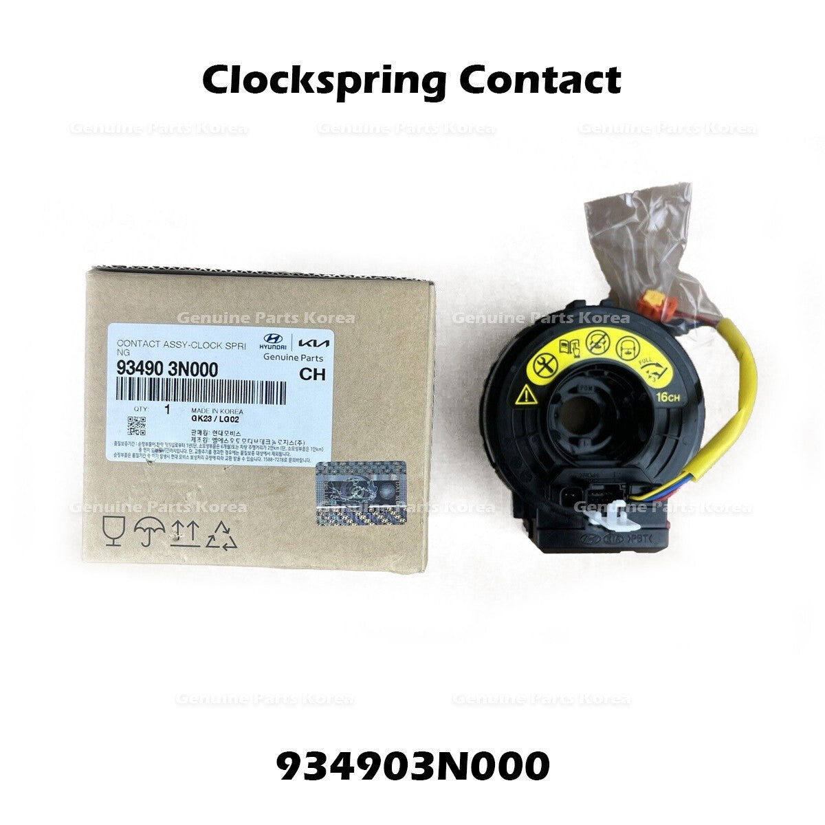 Genuine Clockspring Contact 934903N000 for Hyundai Equus