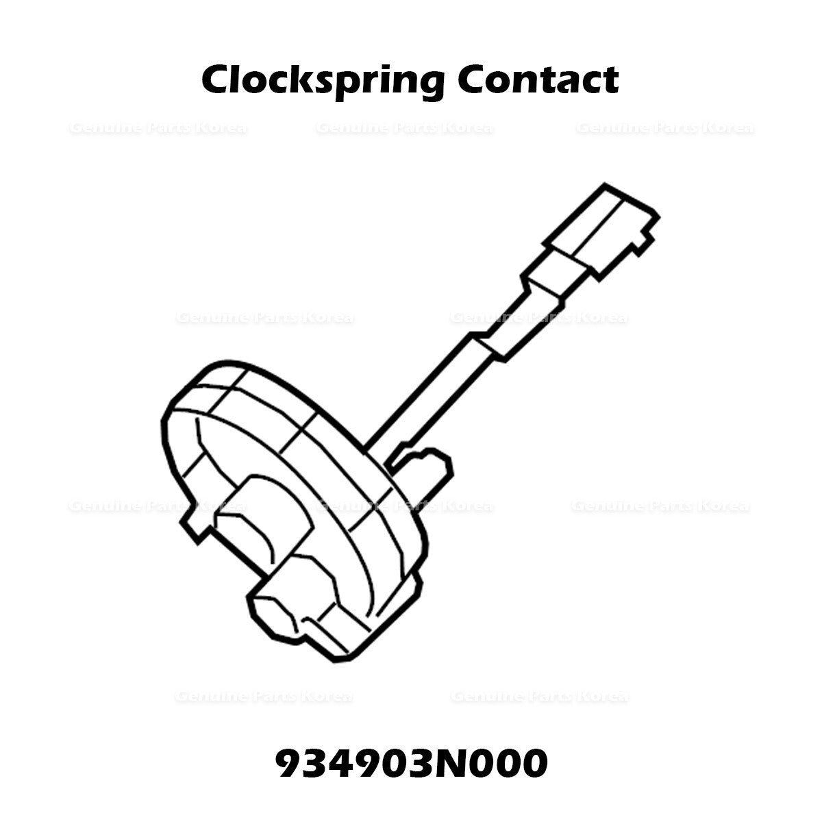 Genuine Clockspring Contact 934903N000 for Hyundai Equus