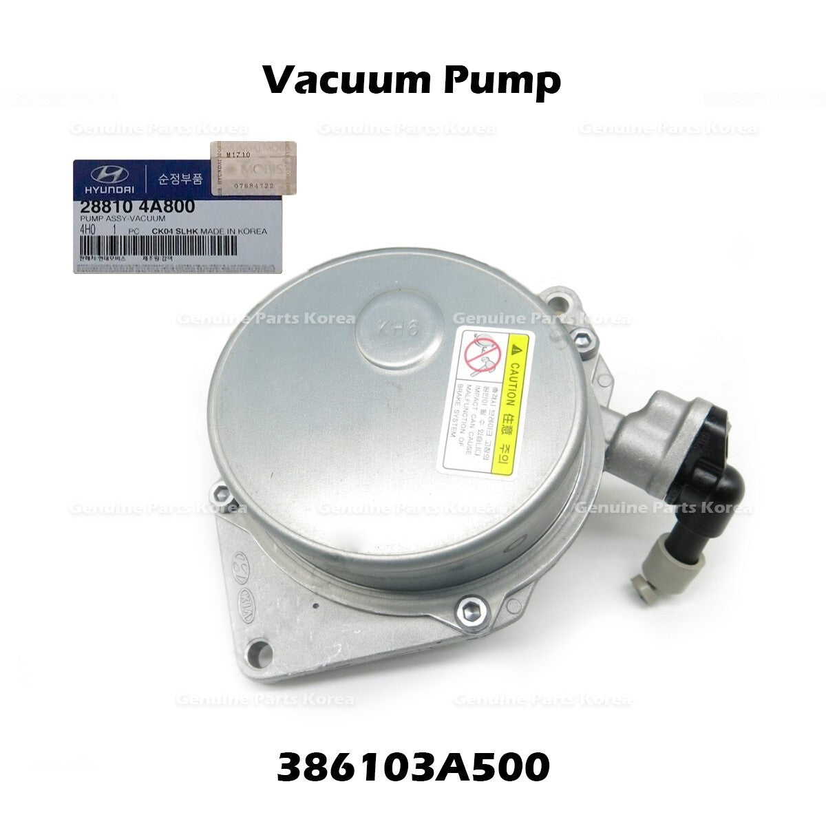 Genuine Vacuum Pump 386103A500 for Hyundai Veracruz Kia Mohave