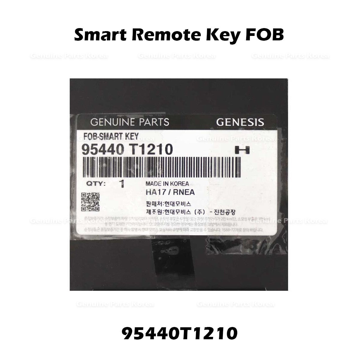 Genuine Smart Remote Key FOB 95440T1210 for Hyundai Genesis G80