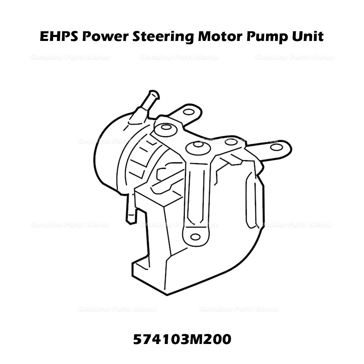 Genuine EHPS Power Steering Motor Pump Unit 574103M200 for Equus Genesis