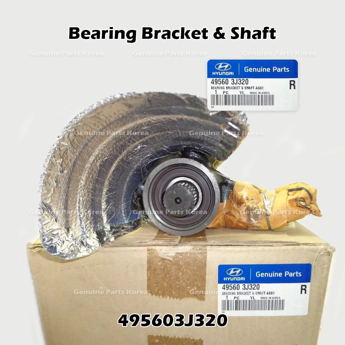 Genuine Bearing Bracket & Shaft 495603J320 for Hyundai Veracruz