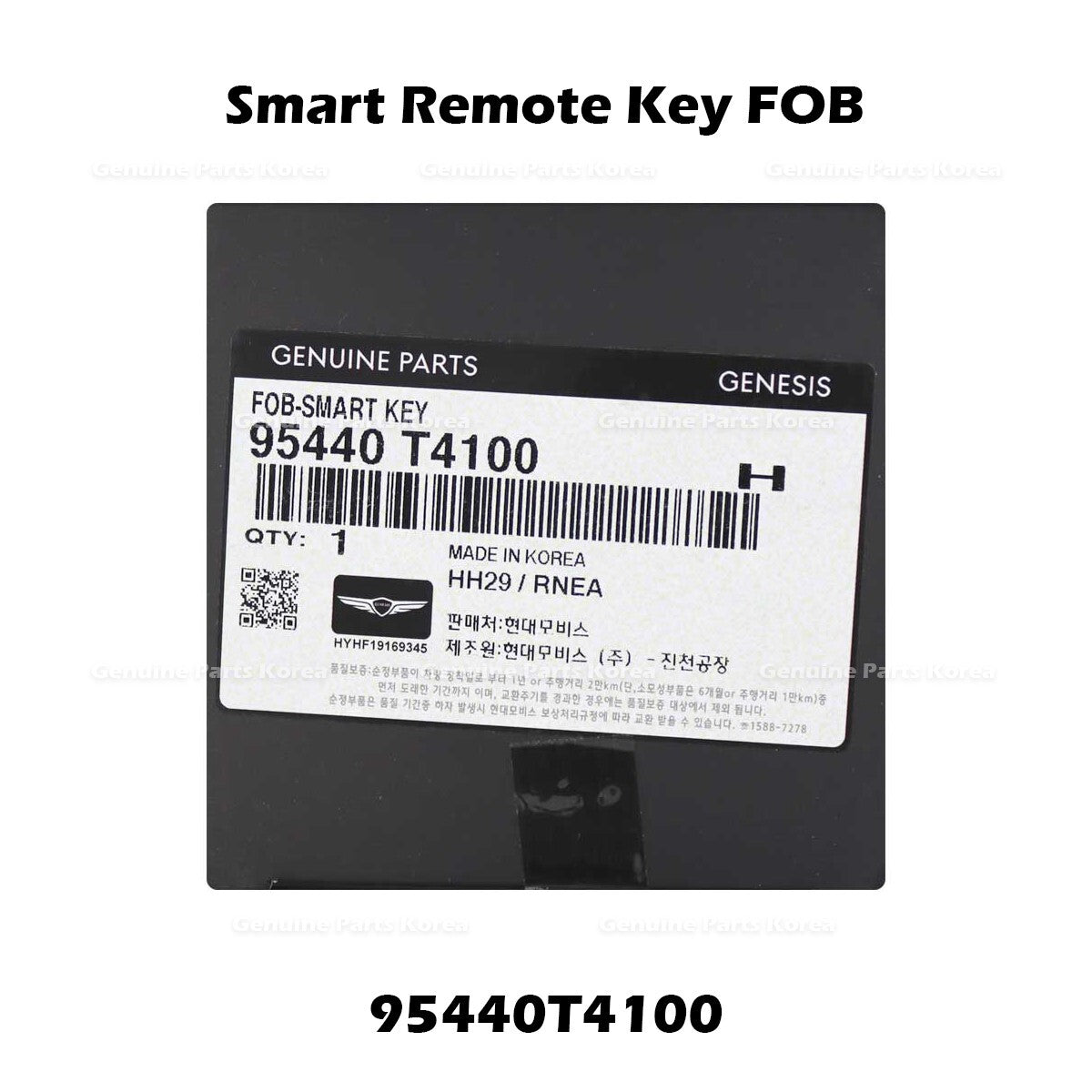 Genuine Smart Remote Key FOB 95440T4100 for Hyundai Genesis G90RS4