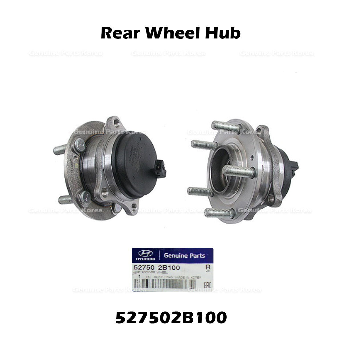 Genuine Rear Wheel Hub 527502B100 Hyundai Santa Fe Veracruz Kia Sorento
