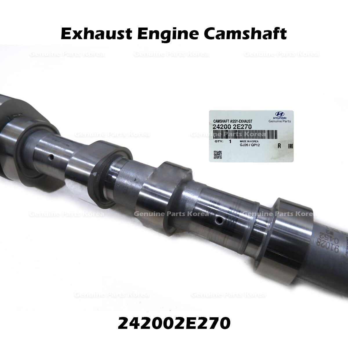 Genuine Exhaust Engine Camshaft 242002E270 for Hyundai Tucson Kia Soul