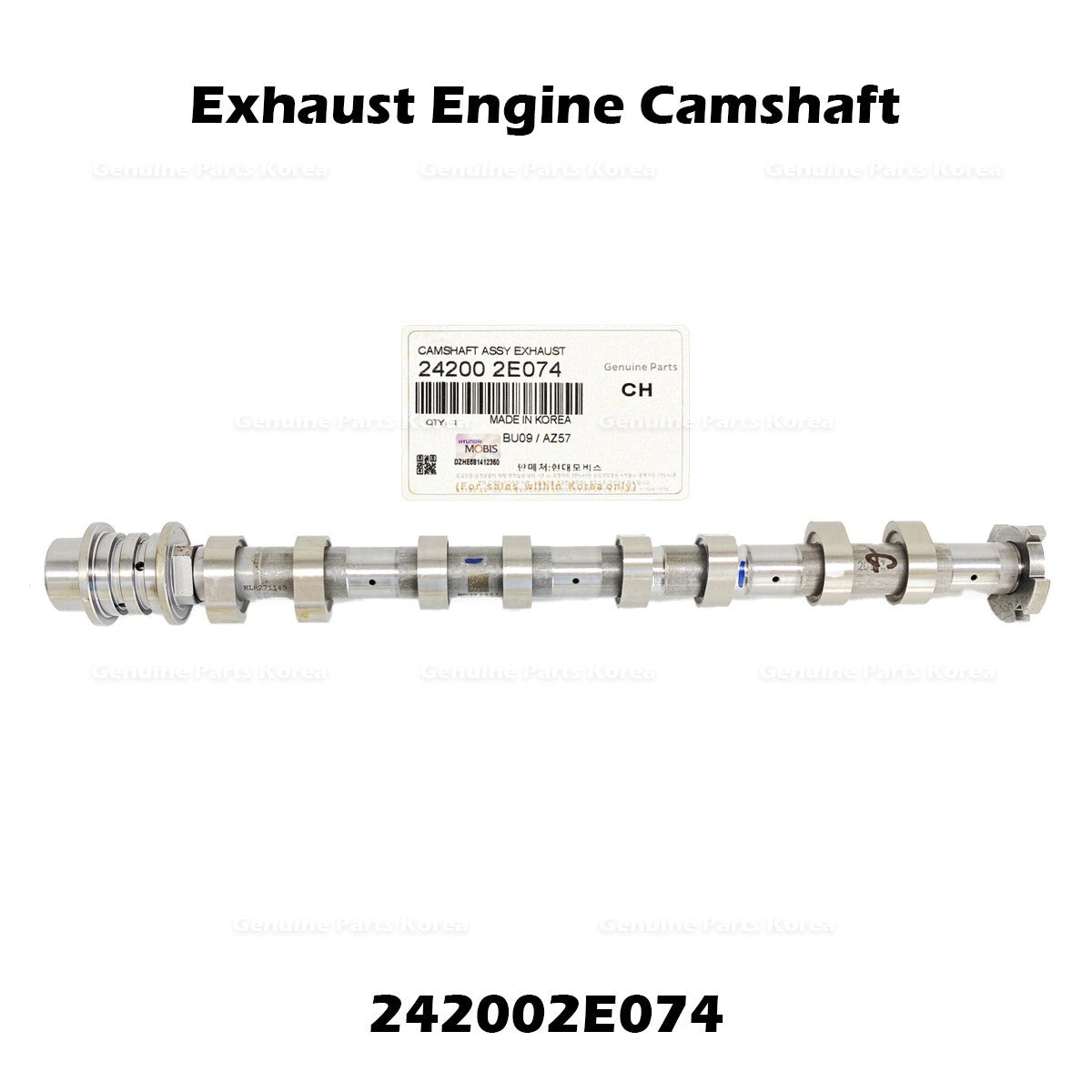Genuine Exhaust Engine Camshaft 242002E074 for Hyundai Elantra Kia Seltos