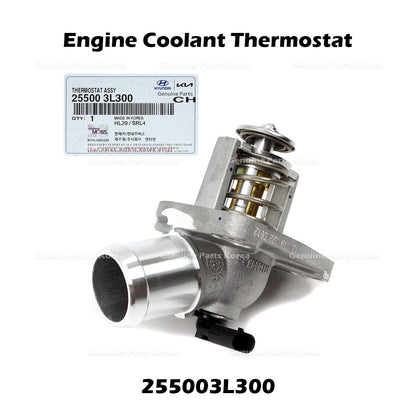 Genuine Engine Coolant Thermostat 255003L300 for Hyundai Palisade Kia Sorento