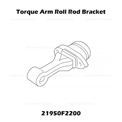 Genuine Torque Arm Roll Rod Bracket 21950F2200 for Hyundai Elantra