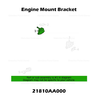 Genuine Engine Mount Bracket 21810AA000 for Hyundai Elantra