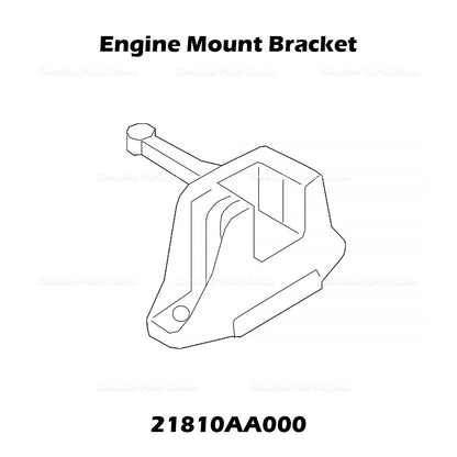 Genuine Engine Mount Bracket 21810AA000 for Hyundai Elantra