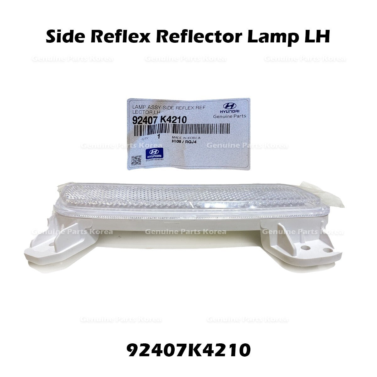 Genuine Side Reflex Reflector Lamp LH 92407K4210 for Hyundai Kona