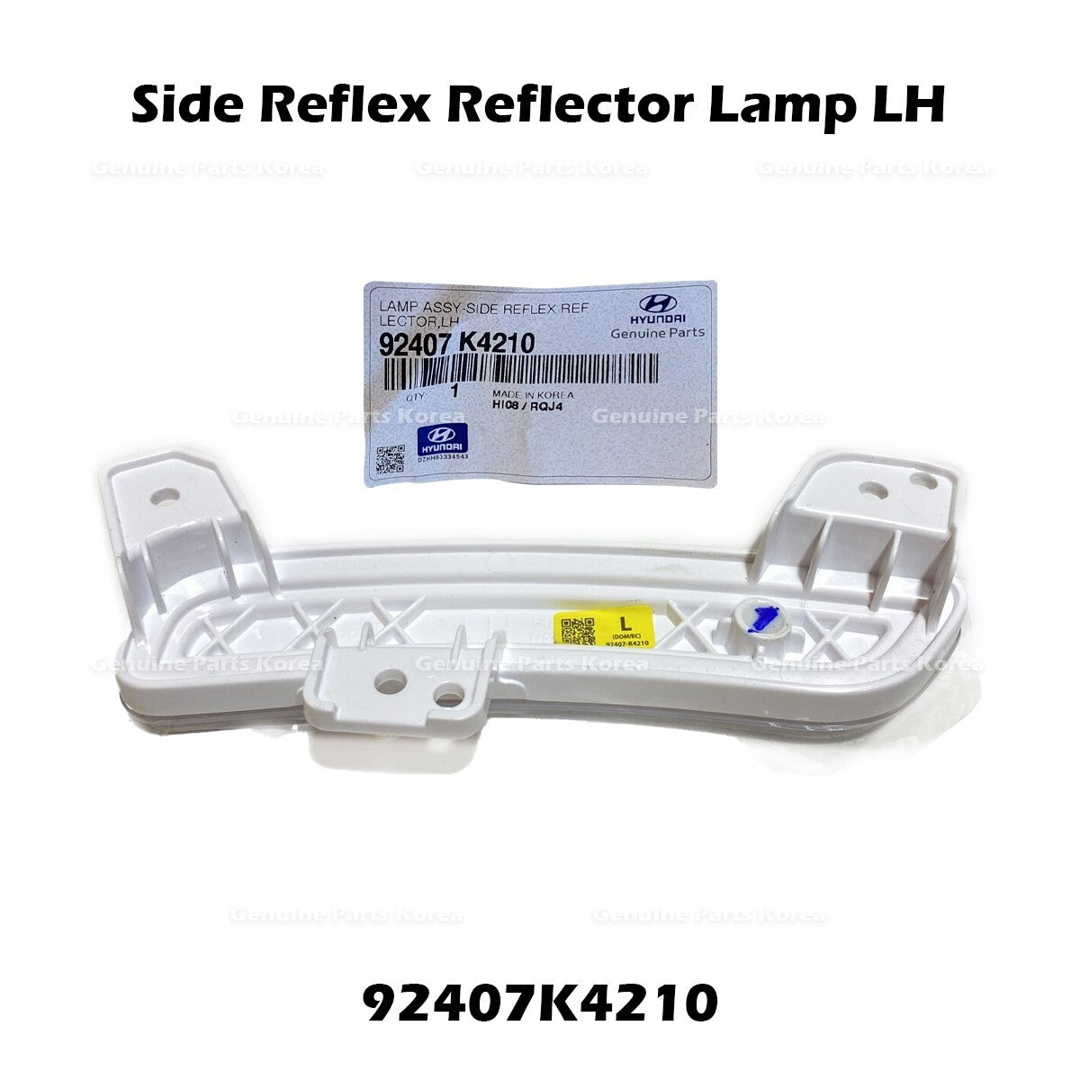 Genuine Side Reflex Reflector Lamp LH 92407K4210 for Hyundai Kona