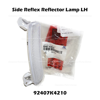Genuine Side Reflex Reflector Lamp LH 92407K4210 for Hyundai Kona