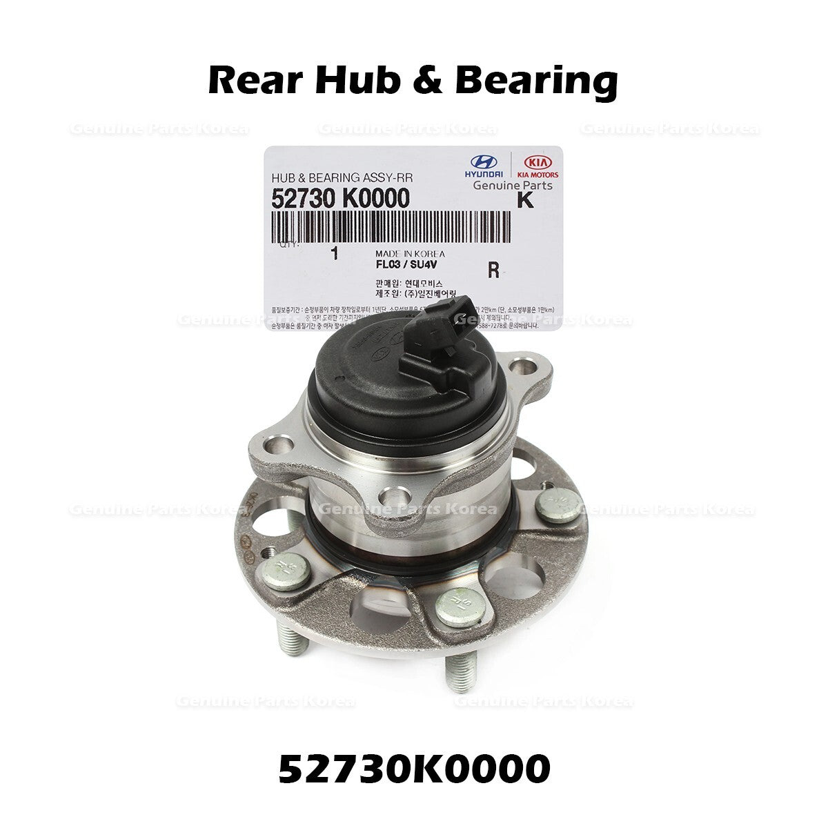 Genuine Rear Hub & Bearing 52730K0000 for Kia Soul