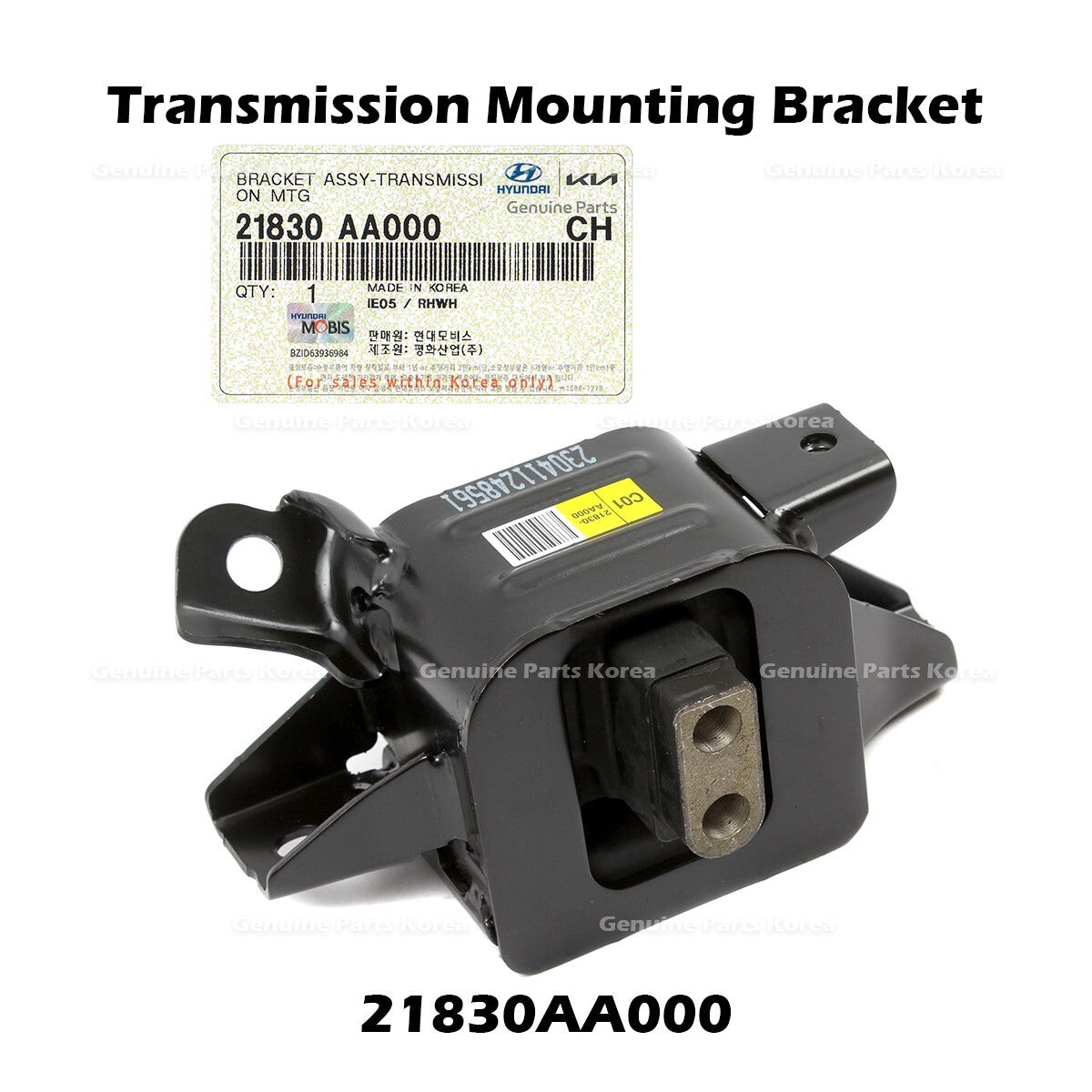 Genuine Transmission Mounting Bracket 21830AA000 for Hyundai Elantra