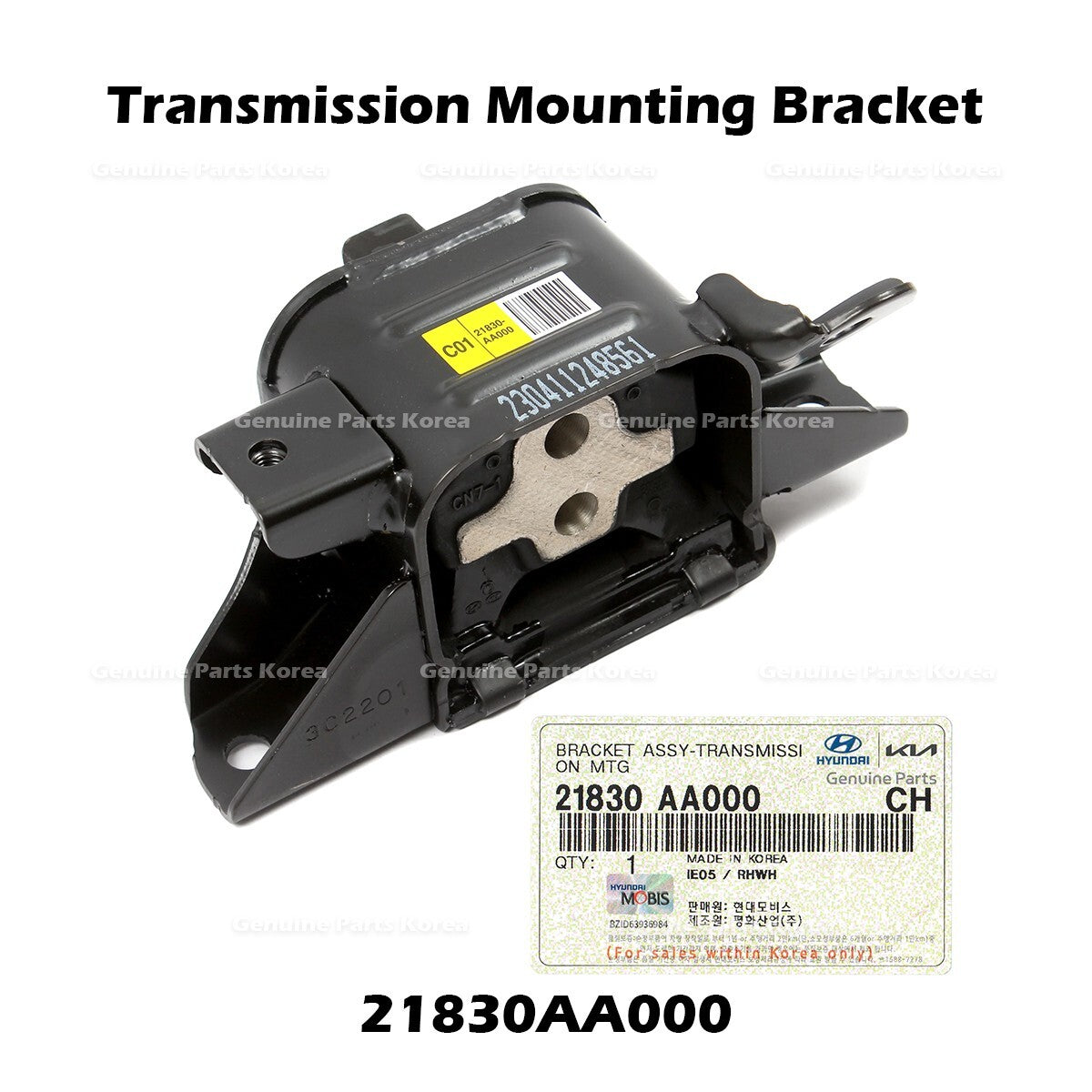Genuine Transmission Mounting Bracket 21830AA000 for Hyundai Elantra