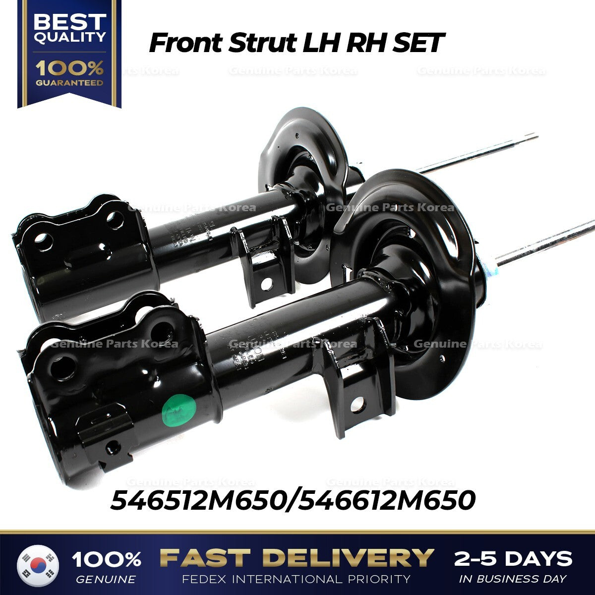 Genuine Front Strut LH RH SET 546512M650 546612M650 for Hyundai Genesis