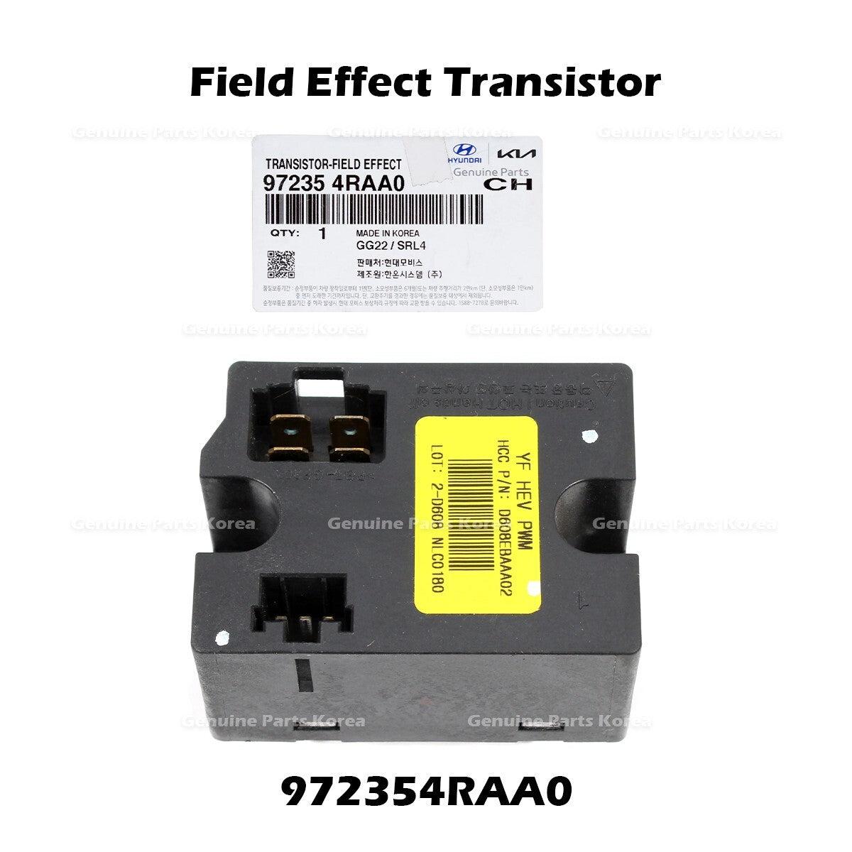 Genuine Field Effect Transistor 972354RAA0 for Hyundai Santa Fe Kia Optima