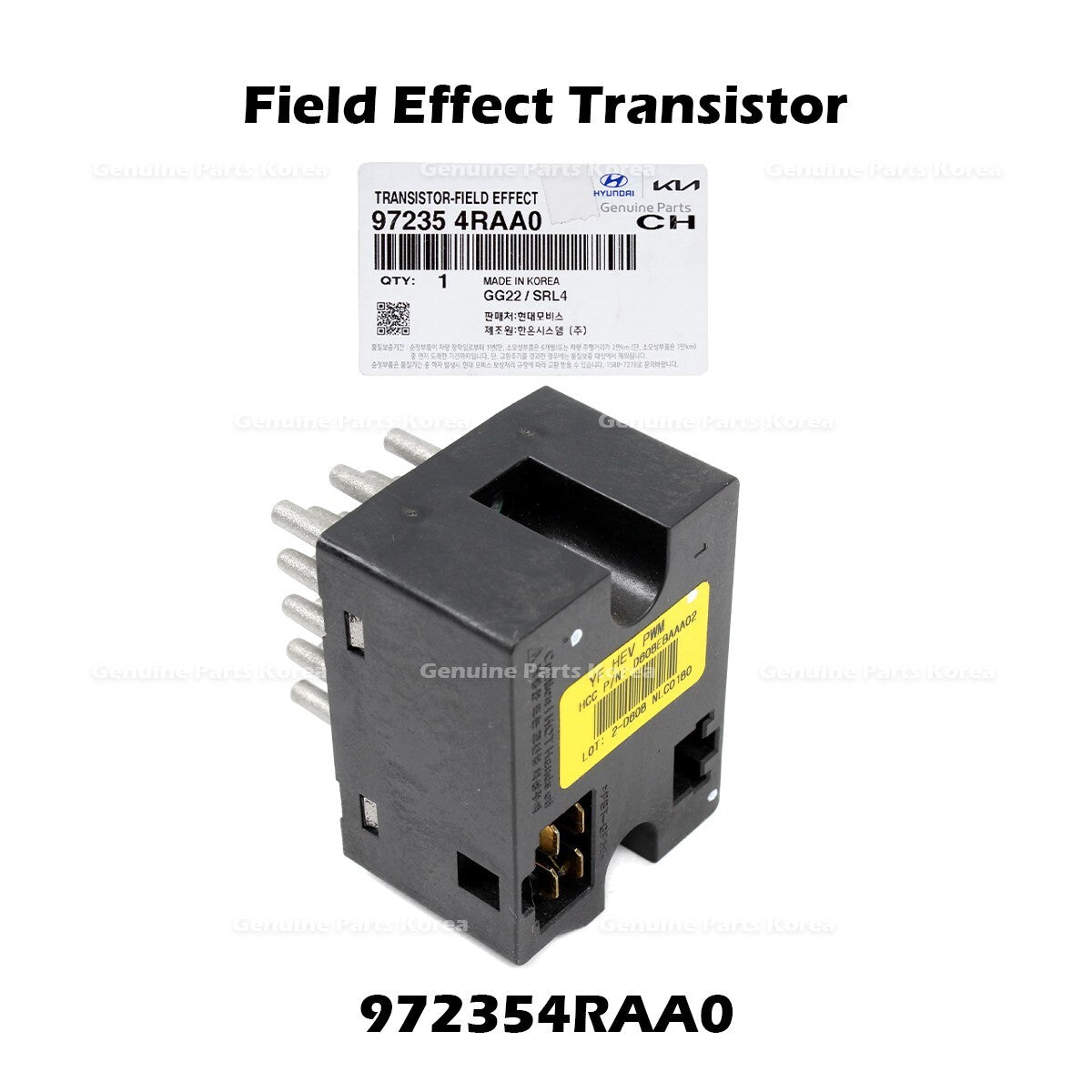 Genuine Field Effect Transistor 972354RAA0 for Hyundai Santa Fe Kia Optima