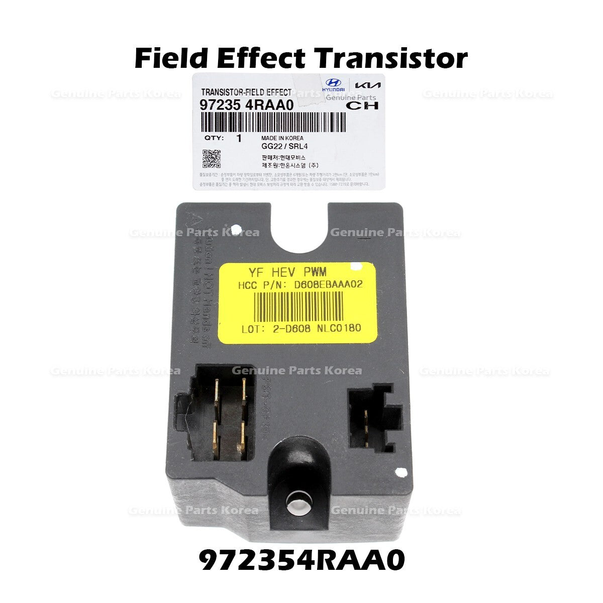 Genuine Field Effect Transistor 972354RAA0 for Hyundai Santa Fe Kia Optima