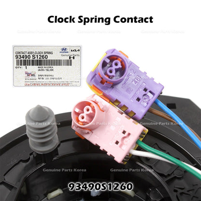 Genuine Clock Spring Contact 93490S1260 for Hyundai Palisade Santa Fe