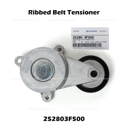 Genuine Ribbed Belt Tensioner 252803F500 for Hyundai Equus Genesis Kia K900