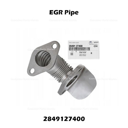 Genuine EGR Pipe 2849127400 for Hyundai Santa Fe Tuscon Kia Sportage