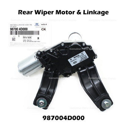 Genuine Rear Wiper Motor & Linkage 987004D000 for Hyundai Entourage Kia Sedona