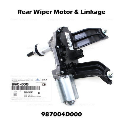 Genuine Rear Wiper Motor & Linkage 987004D000 for Hyundai Entourage Kia Sedona