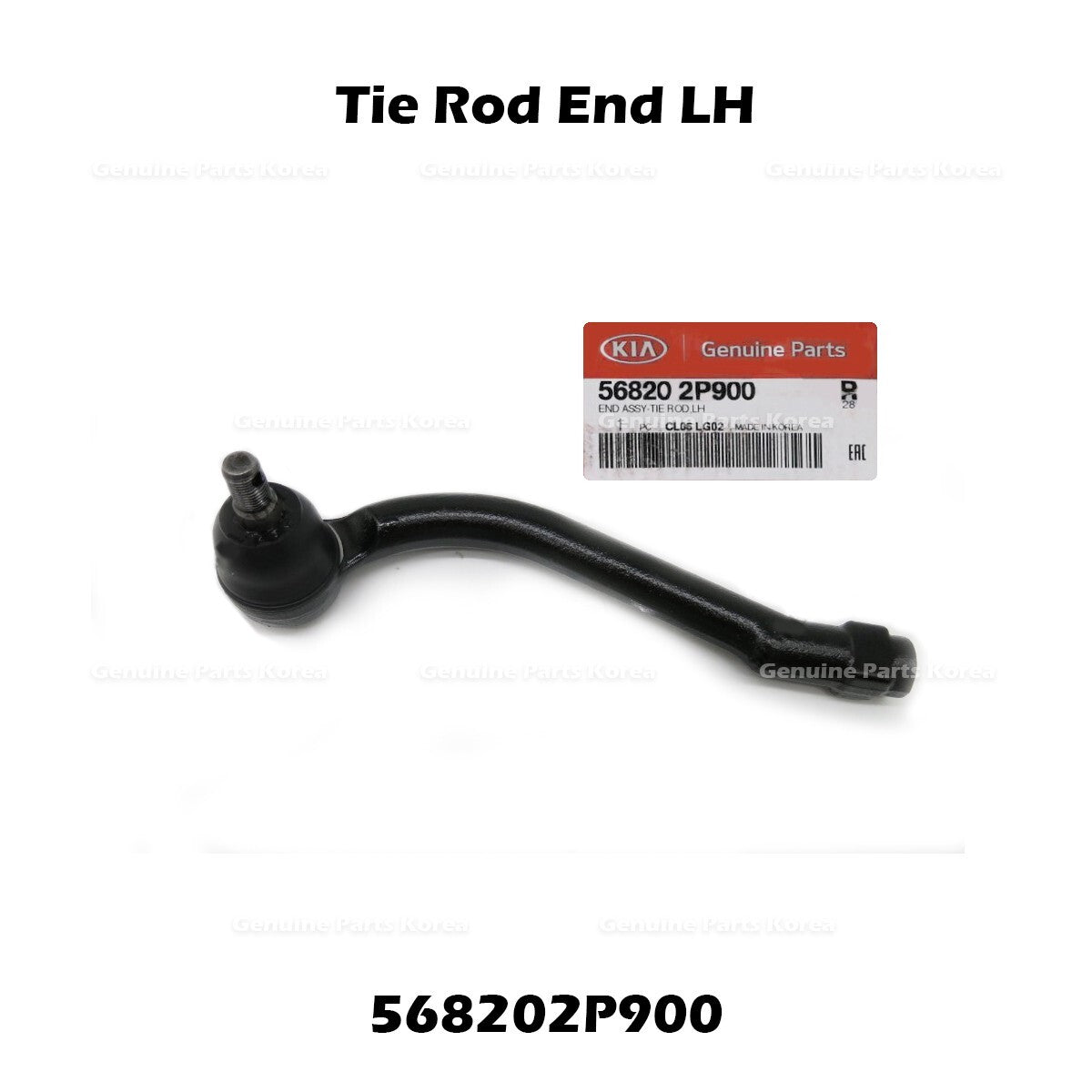 Genuine Tie Rod End LH 568202P900 for Kia Sorento