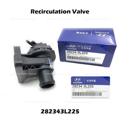 Genuine Recirculation Valve 282343L225 for Hyundai Elantra Kona Kia Forte Soul