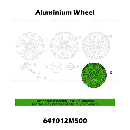 Genuine Aluminium Wheel 52910S8820 for Hyundai Palisade Calligraphy