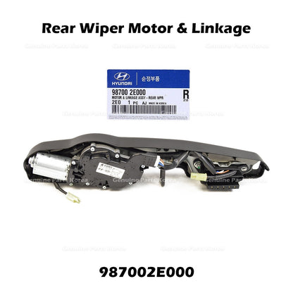 Genuine Rear Wiper Motor & Linkage 987002E000 for Hyundai Tucson