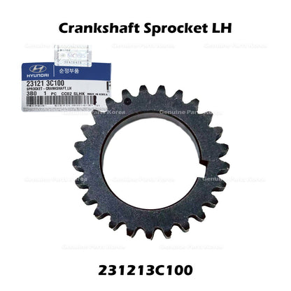 Genuine Crankshaft Sprocket LH 231213C100 for Hyundai Santa Fe Kia Sorento