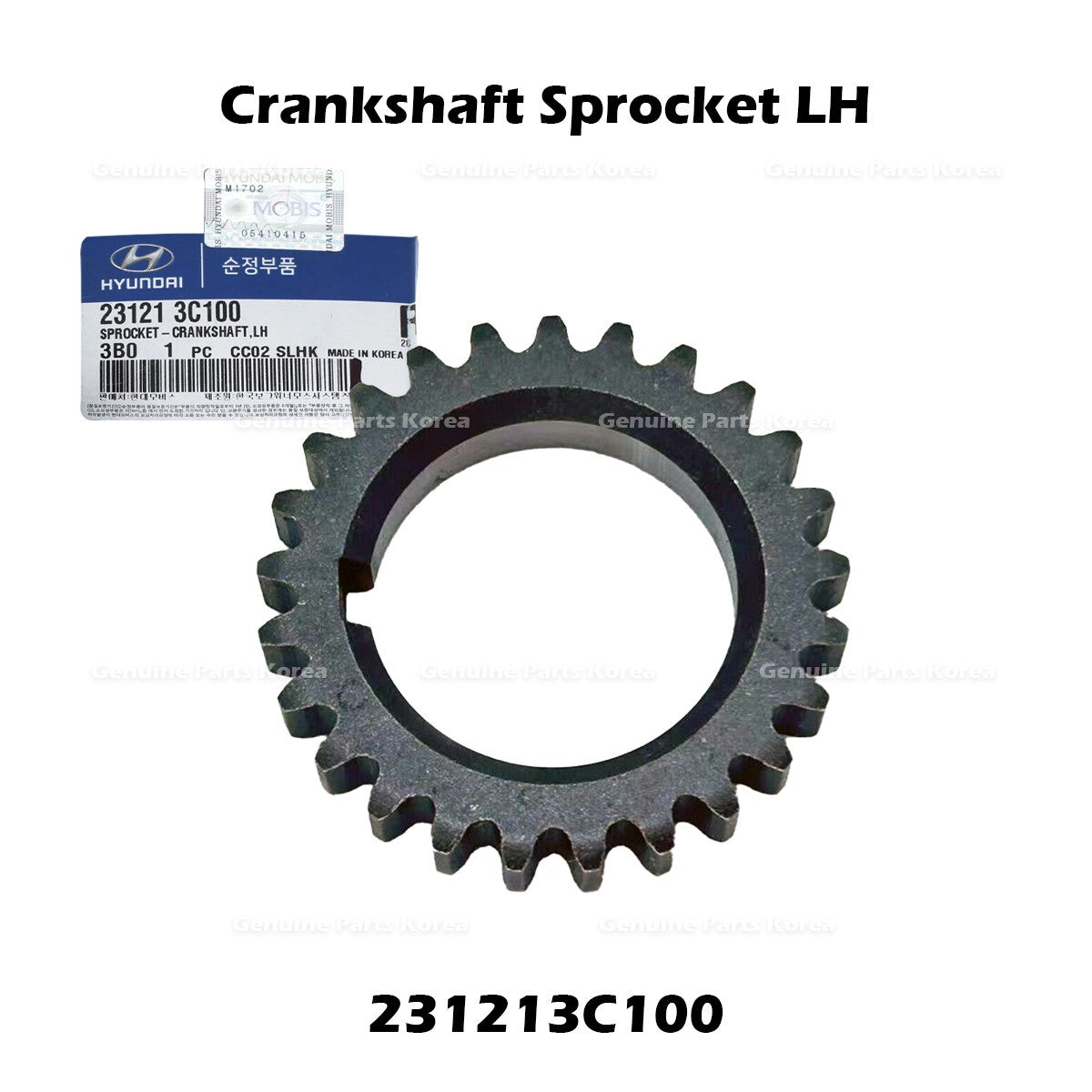 Genuine Crankshaft Sprocket LH 231213C100 for Hyundai Santa Fe Kia Sorento