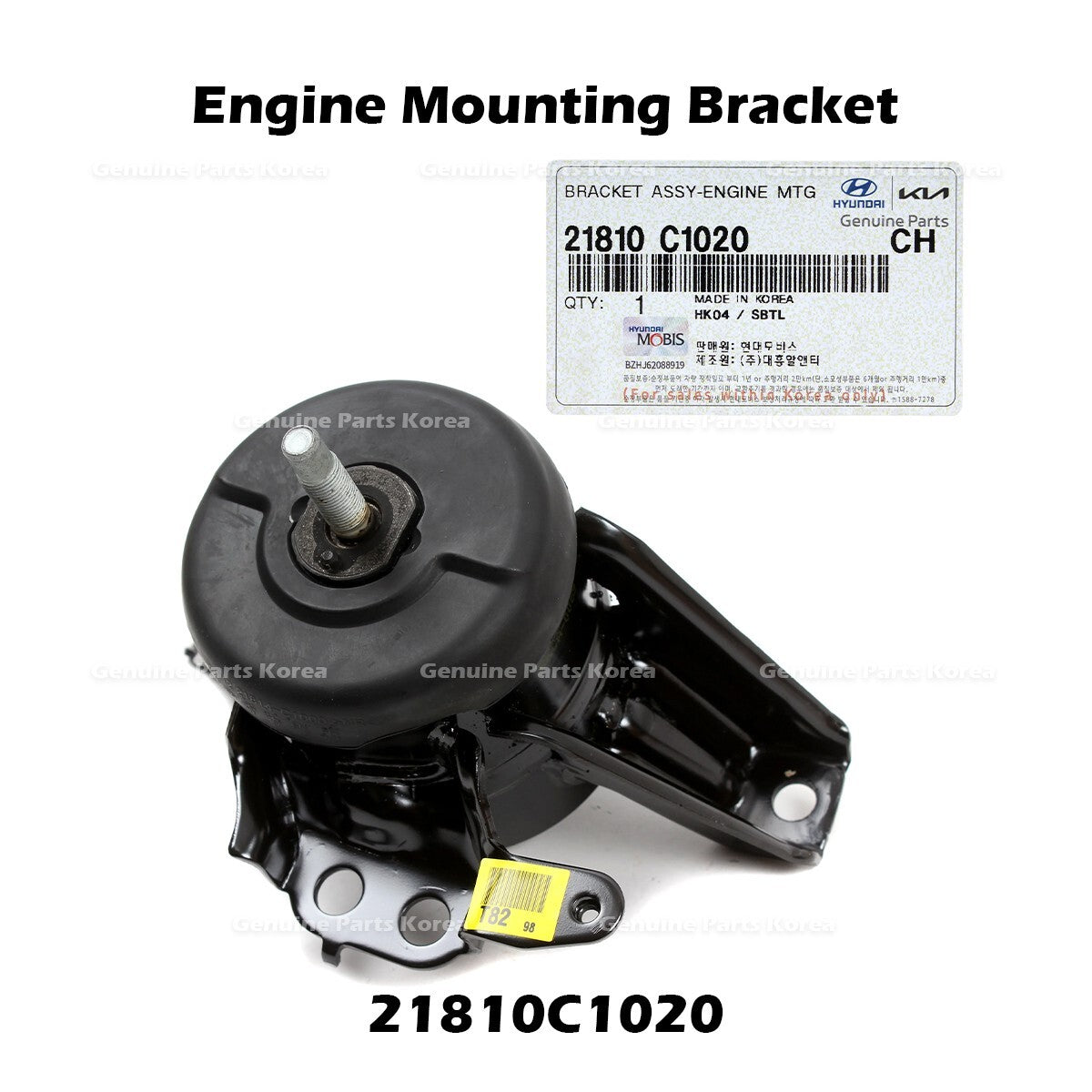 Genuine Engine Mounting Bracket 21810C1020 for Hyundai Sonata Kia Optima
