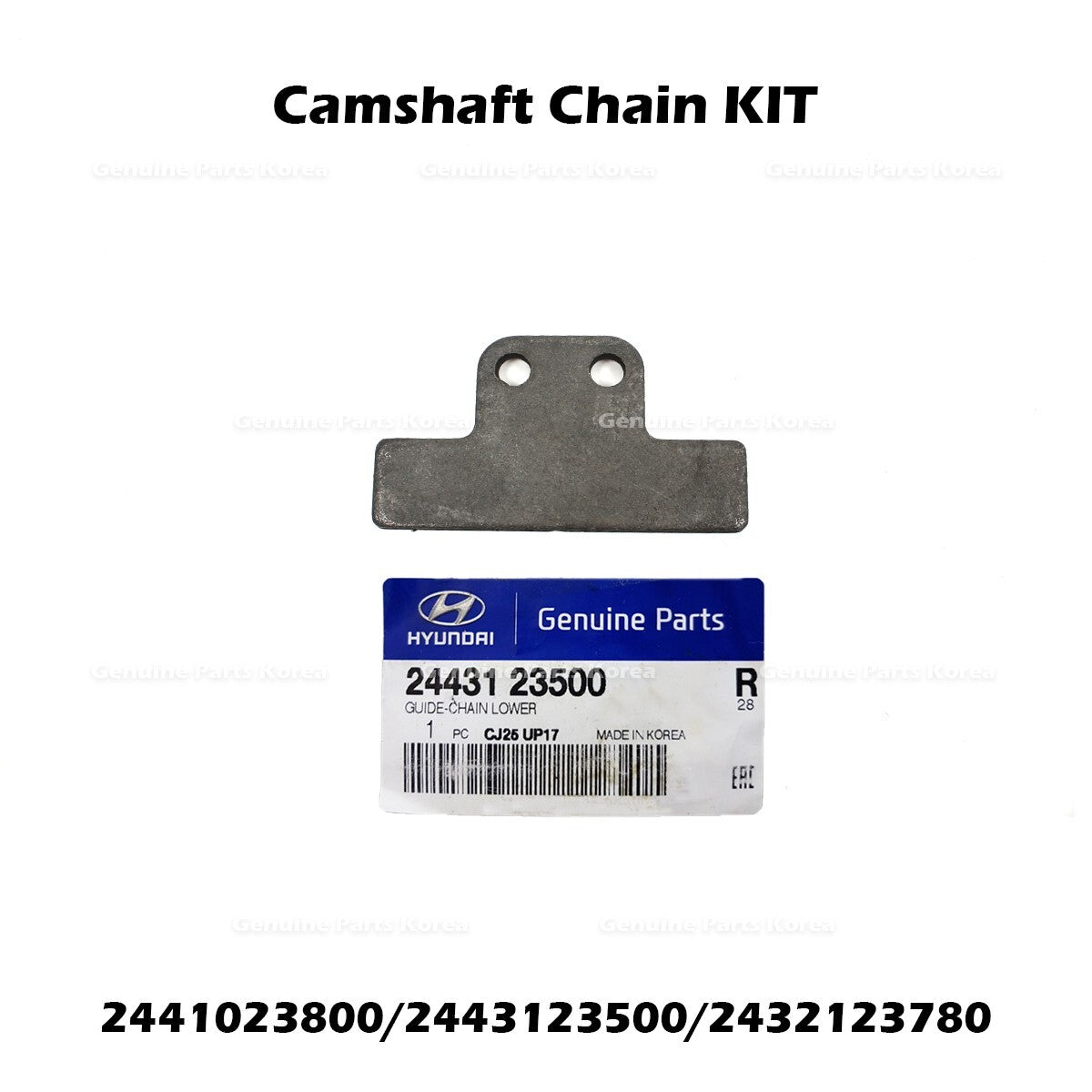Genuine Camshaft Chain KIT 2441023800 2443123500 2432123780 for Hyundai Kia
