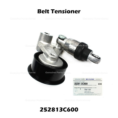 Genuine Belt Tensioner 252813C600 for Hyundai Genesis Kia Borrego K900 Stinger