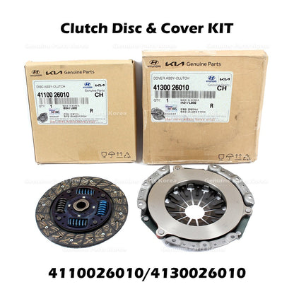 Genuine Clutch Disc & Cover KIT 4110026010 4130026010 for Hyundai Kia