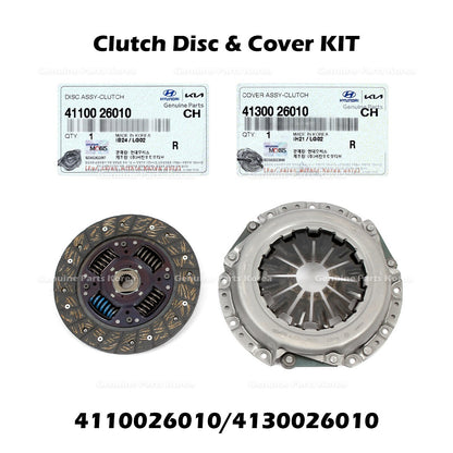 Genuine Clutch Disc & Cover KIT 4110026010 4130026010 for Hyundai Kia