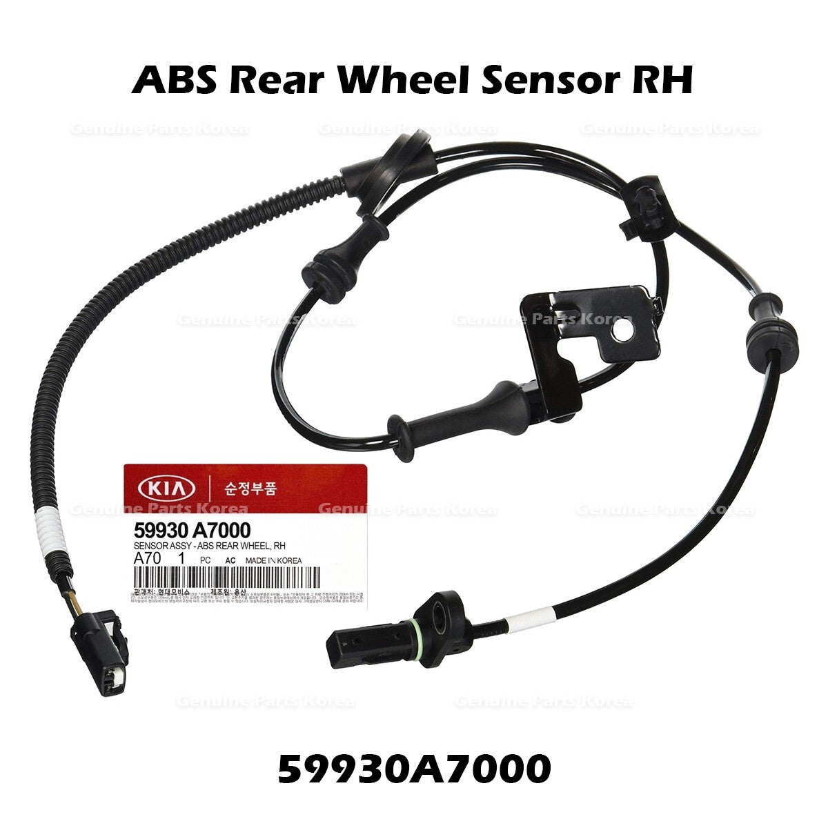 Genuine ABS Rear Wheel Sensor RH 59930A7000 for Kia Forte