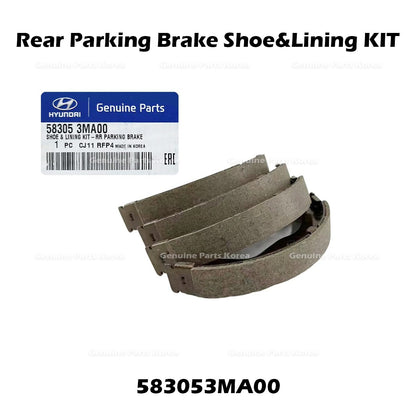 Genuine Rear Parking Brake Shoe & Lining KIT 583053MA00 for Hyundai Genesis