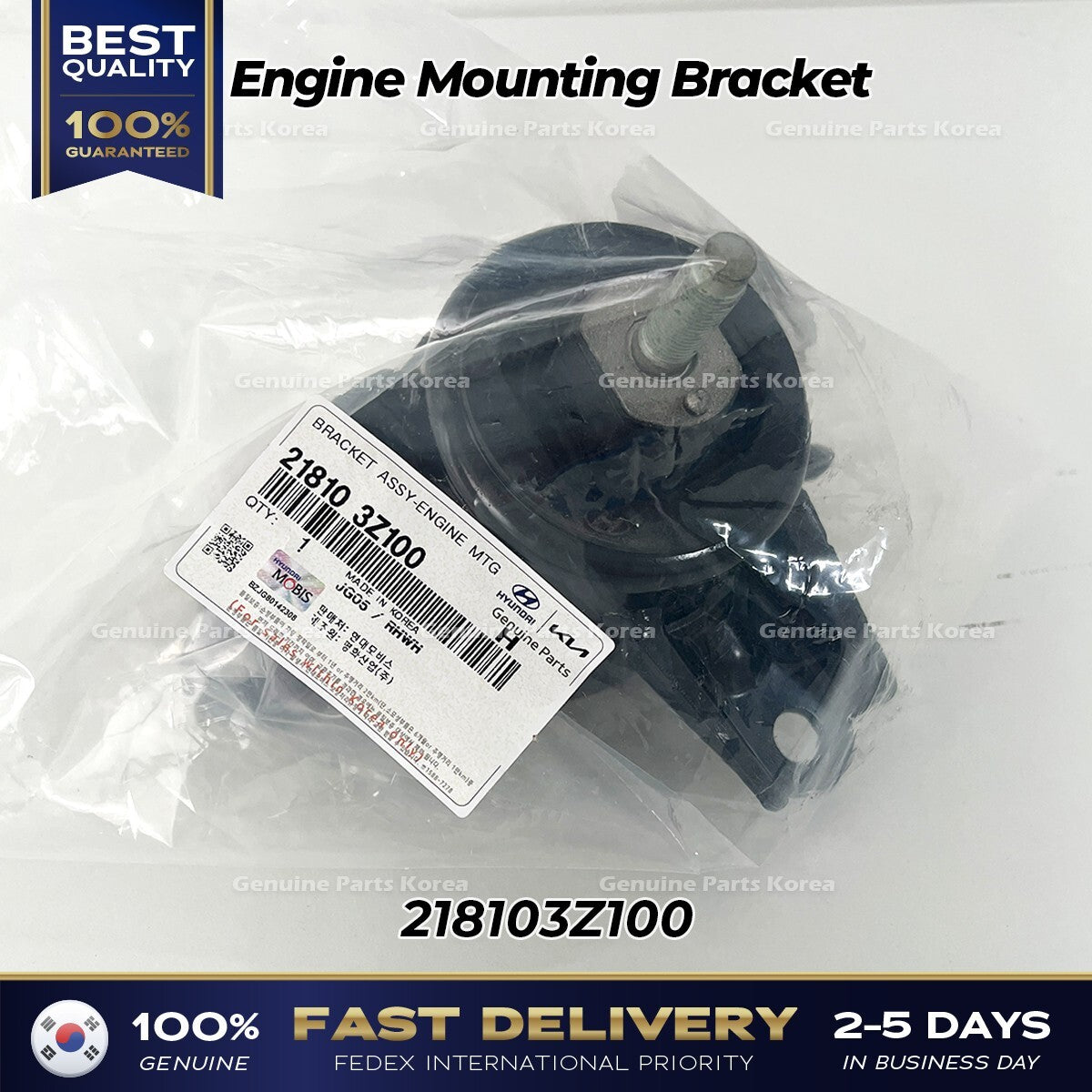 Genuine Engine Mounting Bracket 218103Z100 for Hyundai i40