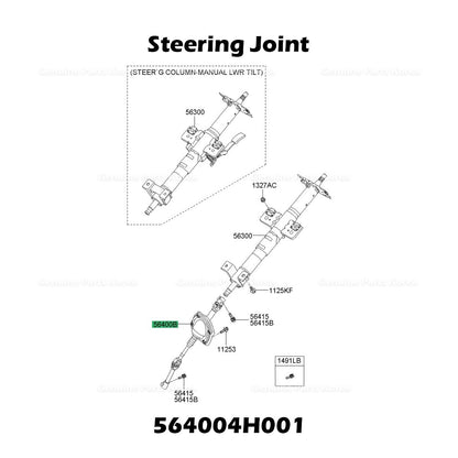 Genuine Steering Joint 564004H001 for Hyundai Grand Starex H1