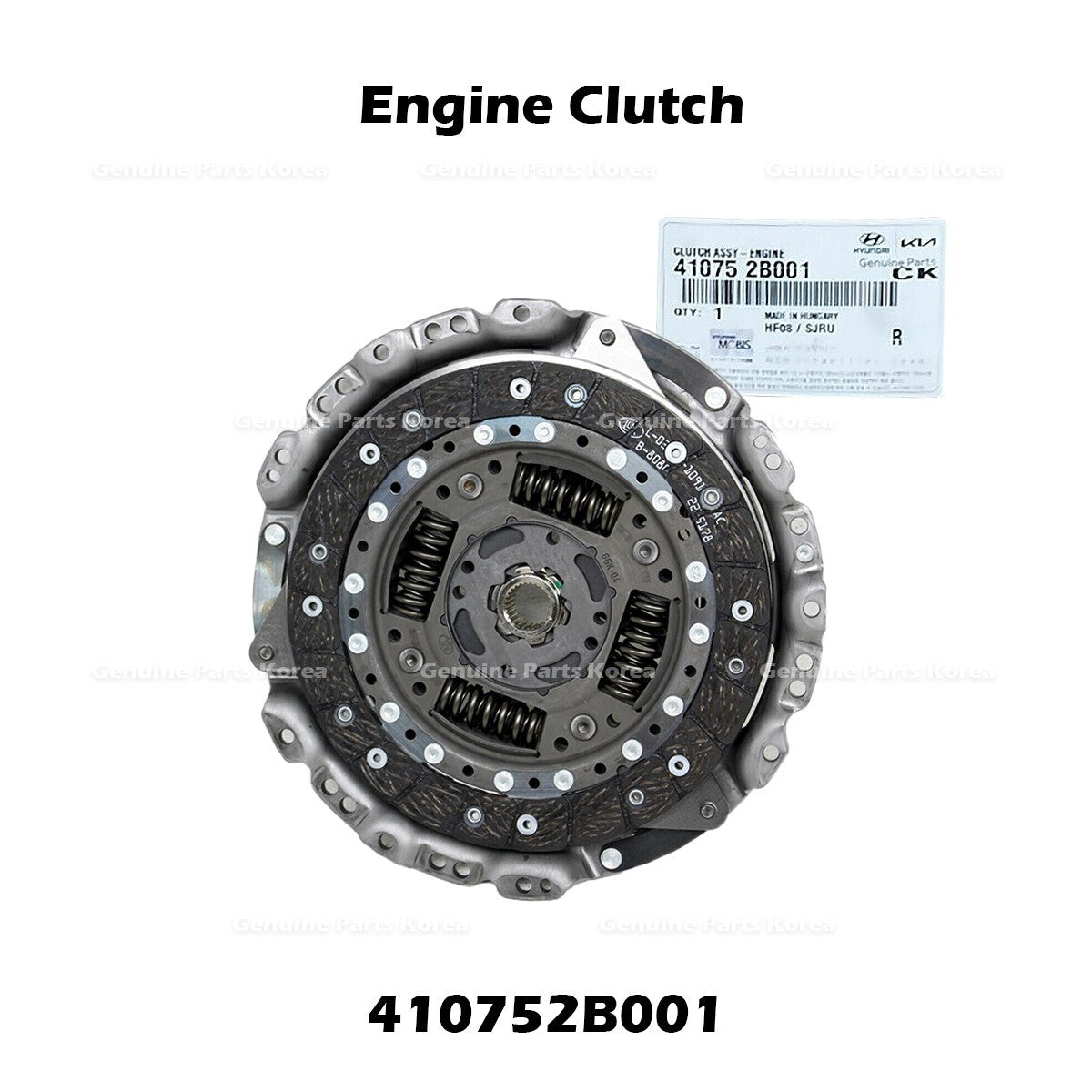 Genuine Engine Clutch 410752B001 for Hyundai Ioniq Kia Niro