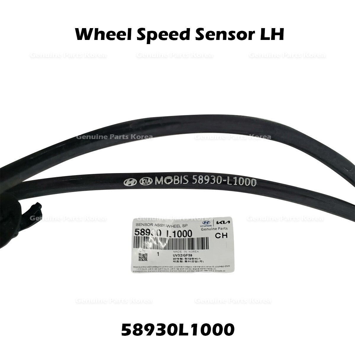 Genuine Wheel Speed Sensor LH 58930L1000 for Hyundai Sonata Kia K5