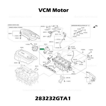 Genuine VCM Motor 283232GTA1 for Hyundai Santa Fe Sonata Kia Optima Sorento